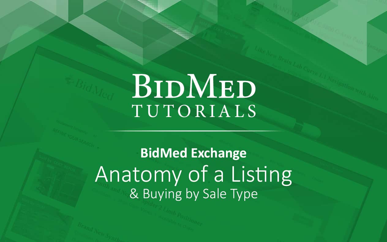Anatomy of a Listing & Buying by Sale Type
