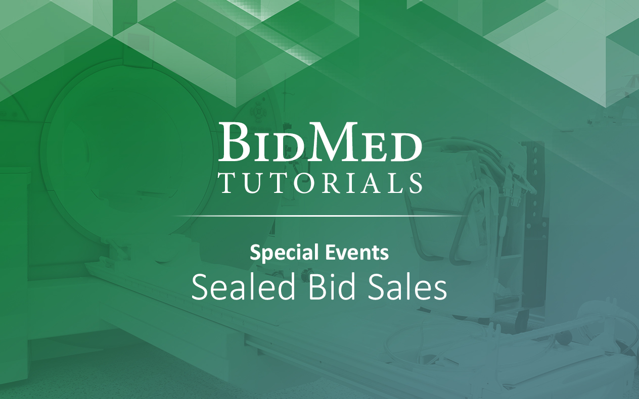 Participating in Sealed Bid Sales